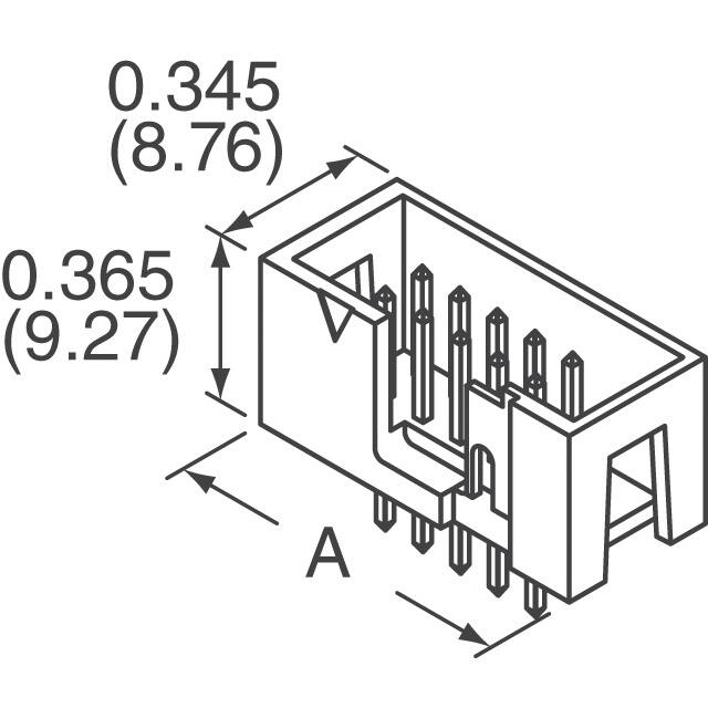 52601-G10-8LF Amphenol ICC (FCI)  Headers Male Pins